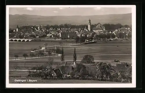 AK Oettingen / Bayern, Totalansicht