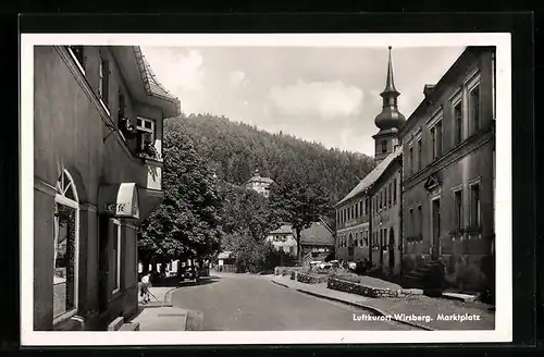 AK Wirsberg, Marktplatz mit Café