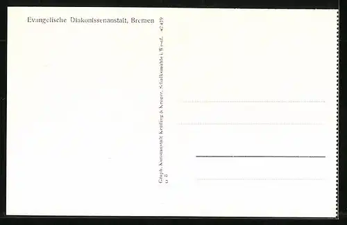 AK Bremen, Evangelische Diakonissenanstalt, Schwesternheim in Lesum