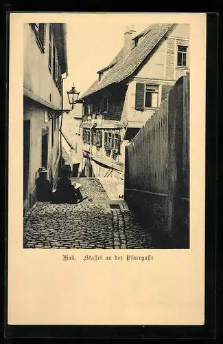 AK Hall, Staffel an der Pfarrgasse