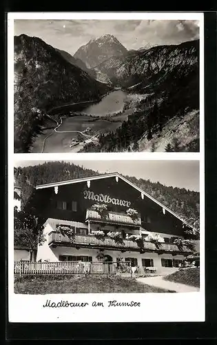 AK Bad Reichenhall, Gasthaus Madlbauer am Thumsee