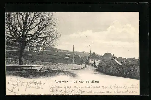 AK Auvernier, le haut du Village