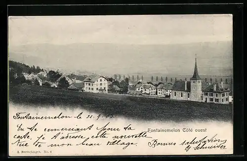 AK Fontainemelon, Vue Générale, Coté ouest