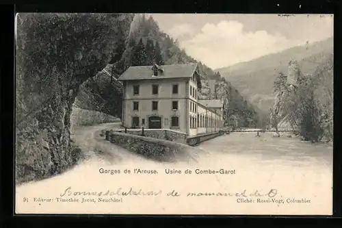 AK Boudry, Gorges de l'Areuse, Usine de Combe-Garot