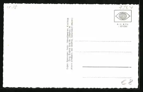 AK Kisslegg /Allgäu, Ortsansicht mit Umland