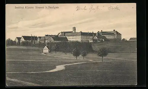 AK Siessen b. Saulgau, Ansicht vom Institut Kloster