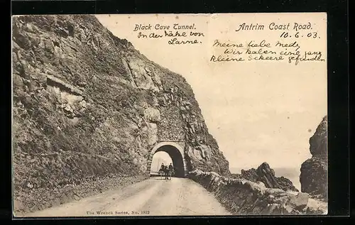 AK Antrim, Coast Road, Block Cave Tunnel