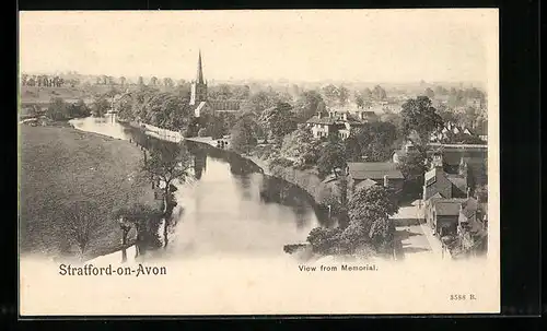 AK Stratford-on-Avon, View from Memorial