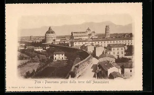 AK Pisa, Panorama preso dalla torre dell'Amanzatore