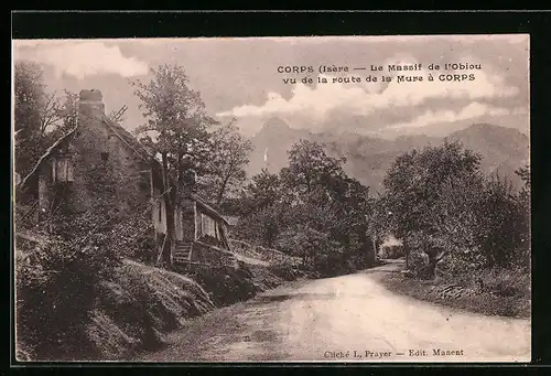 AK Corps, Vu de la route de la Mure