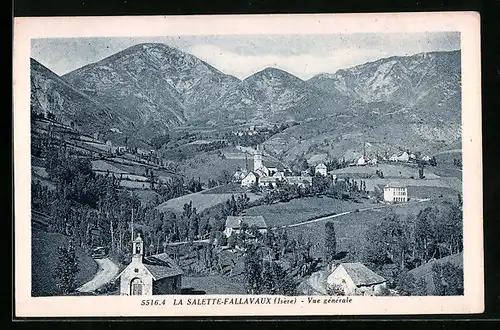 AK La Salette-Fallavaux, Vue générale