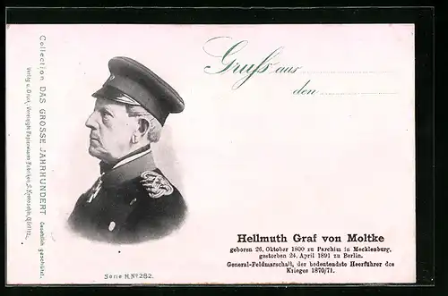 AK Hellmuth Graf von Moltke, General-Feldmarschall