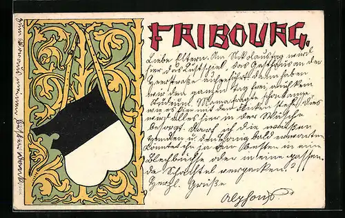 AK Fribourg, Wappen der Stadt
