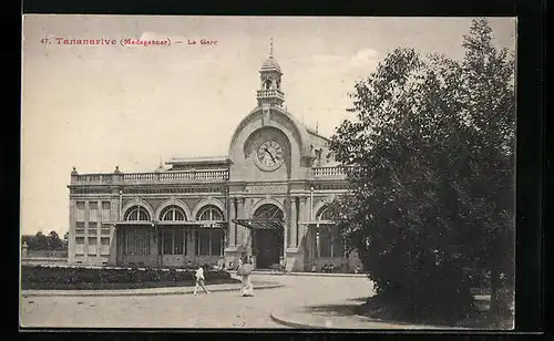 AK Tananarive, La Gare, Bahnhof