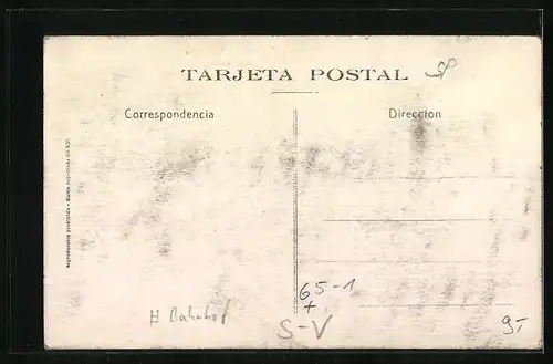 AK Elche, Estacion, Blick auf Bahnhof