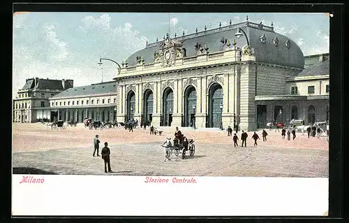 AK Milano, Stazione Centrale, Bahnhof