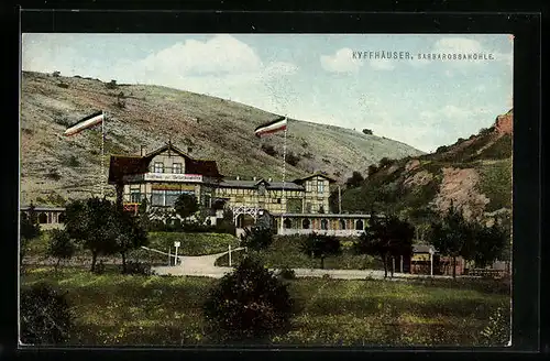 AK Kyffhäuser, Gasthaus zur Barbarossahöhle