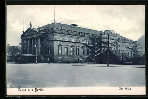 AK Berlin, Ansicht des Opernhauses