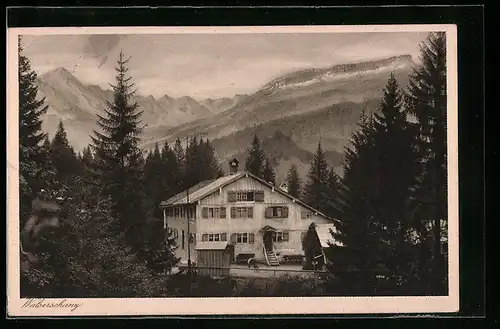 AK Walserschanz, Österreichisches Grenzwirtshaus