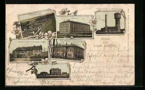 AK Lager Lechfeld, Restauration Steinernes Haus, Kaserne