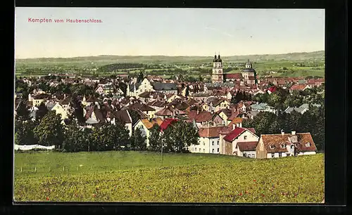 AK Kempten, Blick vom Haubenschloss