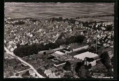 AK Bönnigheim /Württ., Ortsansicht aus der Vogelschau