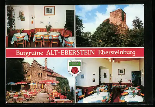 AK Ebersteinburg /Baden-Baden, Burgruine Alt-Eberstein