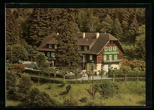 AK Baden-Baden, Waldhotel Fischkultur