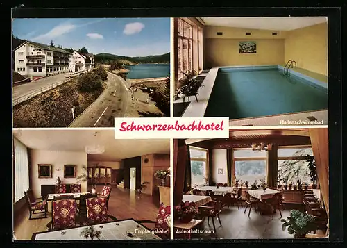 AK Schwarzenbachtalsperre, Schwarzenbachhotel mit Hallenschwimmbad