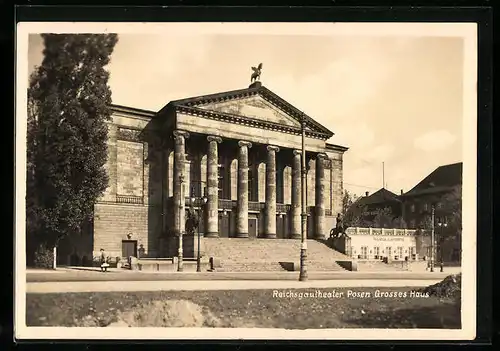 AK Posen, Reichsgautheater Grosses Haus