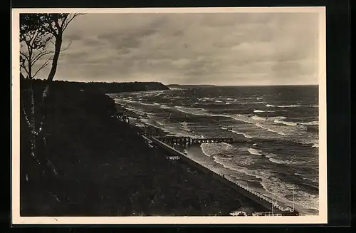 AK Rauschen, Blick auf die Seepromenade