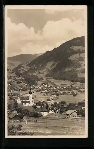 AK Tschagguns i. Montafon, Ortsansicht mit Schruns