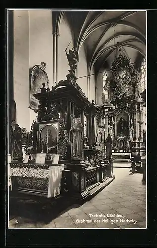 AK Trebnitz, Grabmal der Heiligen Hedwig