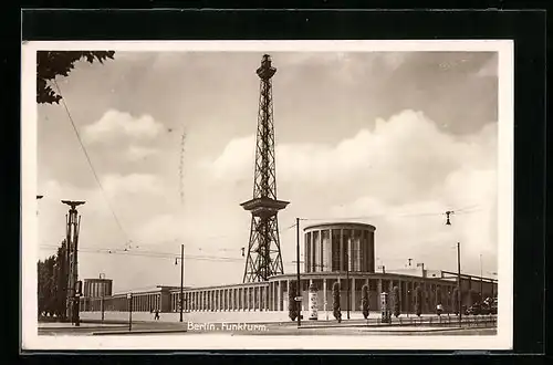 AK Berlin-Charlottenburg, Funkturm, Messegelände, ICC