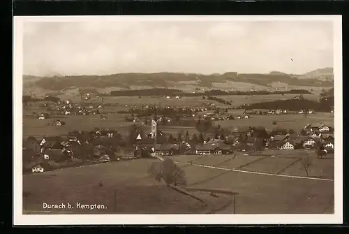 AK Durach bei Kempten, Gesamtansicht der Gemeinde