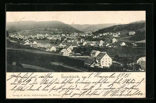 AK Lenzkirch, Gesamtansicht aus der Vogelschau