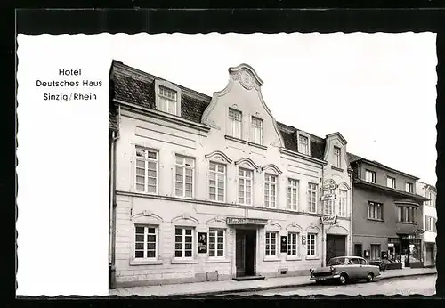 AK Sinzig /Rathaus, Hotel Deutsches Haus