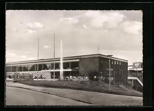 AK Wernau /Neckar, Ansicht der Gemeindehalle