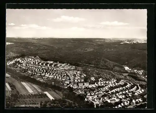 AK Reichenbach /Fils, Gesamtansicht, Fliegeraufnahme