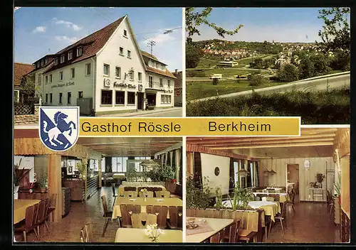 AK Berkheim /Esslingen, Gasthof Rössle, Gesamtansicht