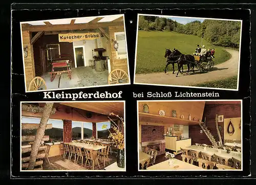 AK Lichtenstein, Kleinpferdehof, Kutscher-Stube