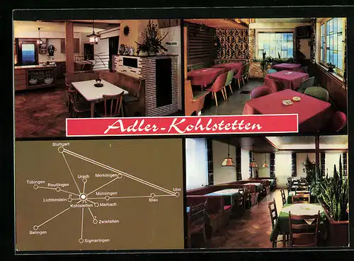 AK Kohlstetten, Gasthof und Metzgerei zum Adler