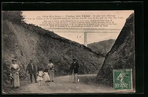 AK Les Ancizes-Comps, Vallee de la Sioule, Viaduc des Fades