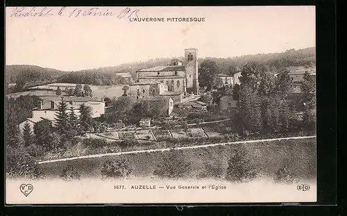 AK Auzelle, Vue Generale et l`Eglise