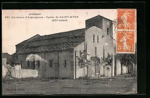 AK Saint-Myon, Eglise de Saint Myon