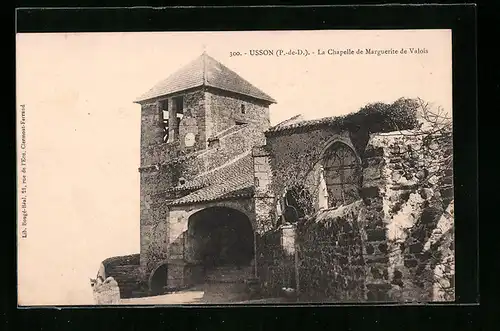 AK Usson, La Chapelle de Marguerite de Valois