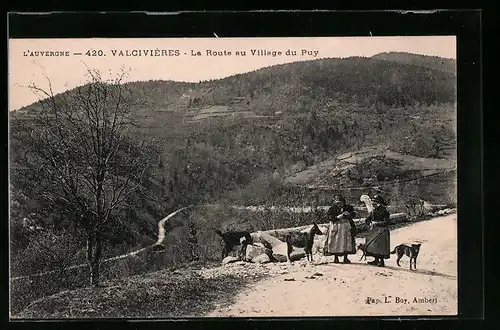 AK Valcivières, La Route au Village du Puy