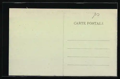 AK Ambert, La ligne du chemin de fer, Vue prise du Clocher