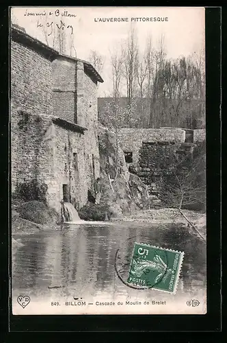 AK Billom, Cascade du Moulin de Brelet