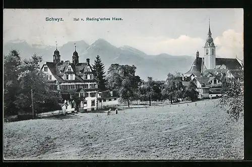 AK Schwyz, Ital. v. Reding'sches Haus
